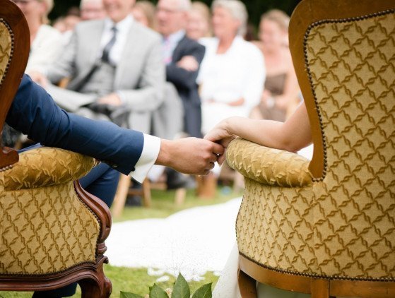 King & Queen Chairs | Set van 2 meubilair- stoelen- ceremonie- bruiloft