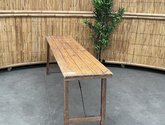 Tafel hout | 200x50cm 